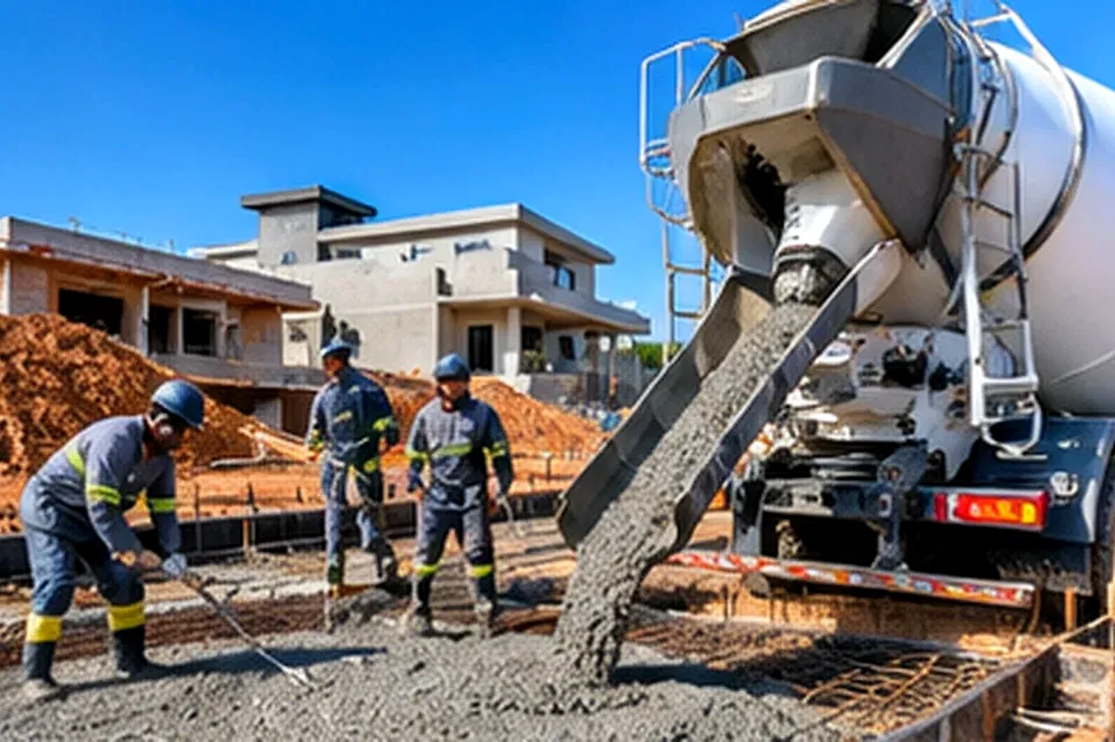 Concreto usinado, concretagem e bombeamento em Valparaíso de Goiás - imagem 48